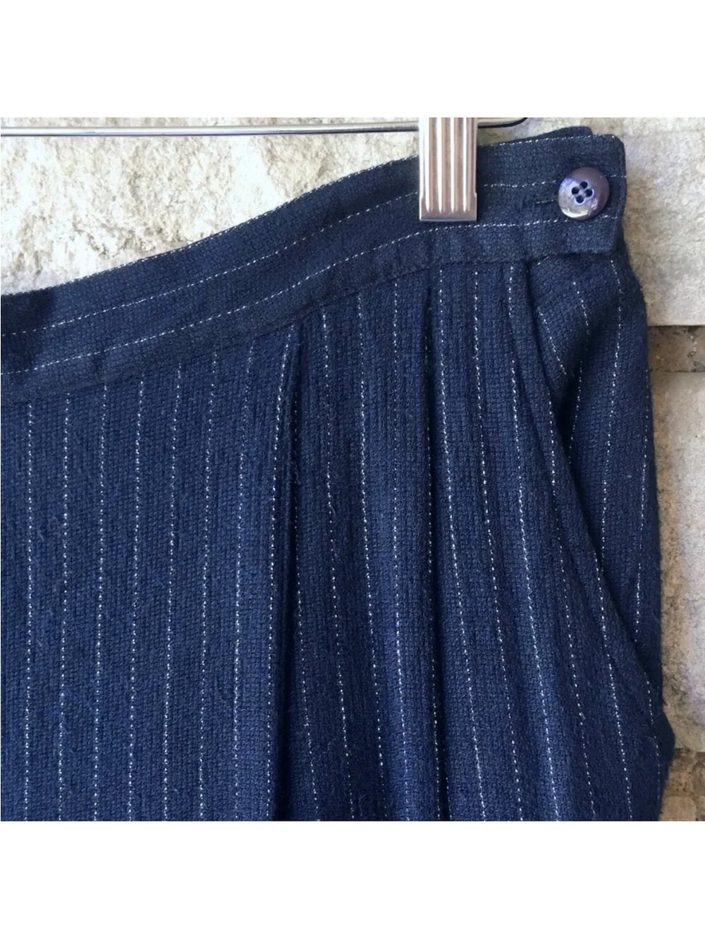 Vintage Christian Dior Navy Summer Pantsuit Set / FLASH SALE